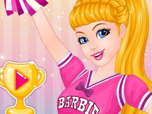 Super Barbie Cheerleader Dress Up