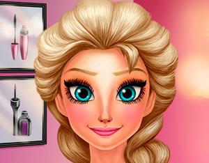 Elsa Makeup Time