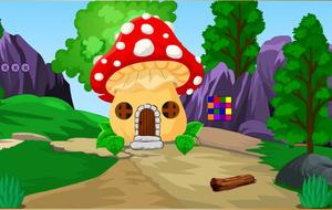 play Escapezone Bunny Mushroom House Escape