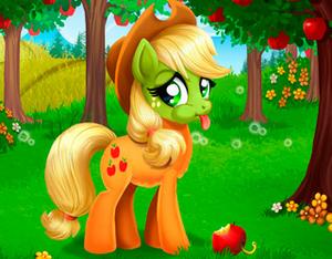 play Applejack Stomach Care