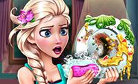 Elsa Dish Washing Realife