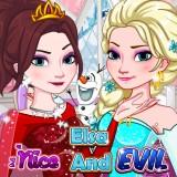 play Elsa Nice And Evil