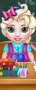 play Baby Elsa School Time