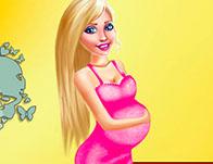 play Pregnant Barbie Spa Day