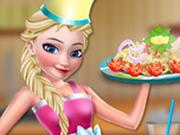 play Elsa Chicken And Broccoli Alfredo