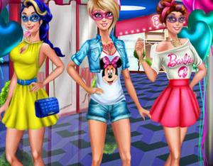 play Super Barbie Shopping Day