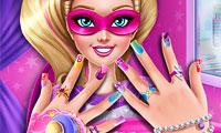 play Superhero Doll Manicure