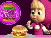 Masha And Bear Burger Cooking
