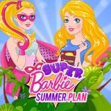 play Super Barbie Summer Plan