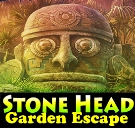 Stone Head Garden Escape Game Walkthrough