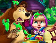 play Masha And Bear Kitchen Mischief