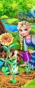 play Elsa Mommy Gardening