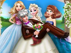 play Elsa Wedding Photo Dress Up