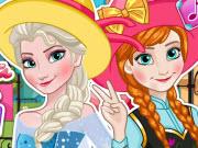 play Elsa And Anna Polaroid