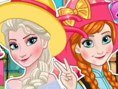 play Elsa And Anna Polaroid