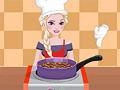 play Elsa Cooking Fruity Bread Pudding