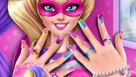 play Super Barbie Manicure