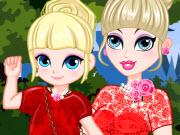 play Elsa And Daughter Matching Dress