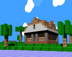 play Minecraft Style Building.