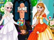 play Frozen Sisters Bride Contest