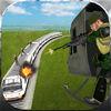 Police Helicopter Flying Sniper Shooter Game: Shoot Assassin & Terrorist On Train