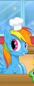 play Rainbow Dash Pony Birthday Cake