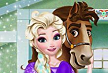 play Elsa Equitation Contest