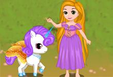 play Rapunzel Unicorn Care