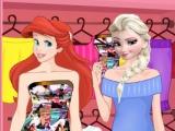 Elsa And Ariel Summer Fashion