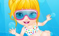 play Baby Barbie Swimming Accident