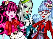 play Monster High Uniform Glam Up