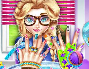 play Elsa Hipster Nails