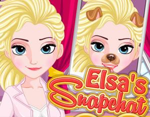 play Elsas Snapchat