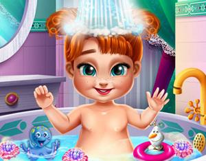 play Anna Baby Bath