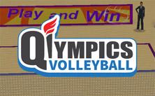 play Qlympics Volleyball