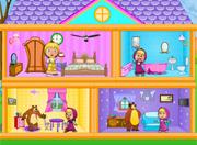 play Masha And The Bear Dollhouse