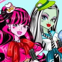 play Monster High Uniform Glam Up