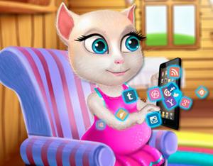 play Pregnant Talking Angela Shopping