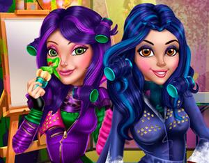 play Descendants Wicked Real Makeover