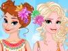 play Anna And Elsa Tropical Vacation