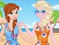 play Anna And Elsa Tropical Vacation