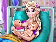 Elsa Mommy Twins Birth