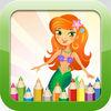 Mermaid Coloring Book - Educational Coloring Free ! For Kids And Toddlers