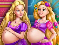 play Goldie Princesses Pregnant Bffs