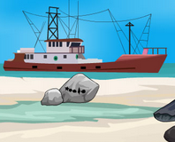 play Yolk Island Rescue Ship Escape