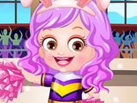 play Baby Hazel Cheerleader Dressup