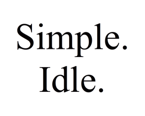 play Simple. Idle.
