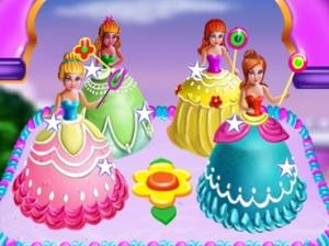 Princesses Cake Cooking