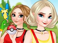 play Frozen Sisters Pokemon