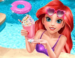 play Mermaid Princess Pool Time